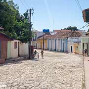 Cobbled street, Trinidad