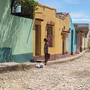 Cobbled street, Trinidad