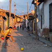 Cobbled street, Trinidad