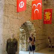 Uniforms and flags, Kyrenia Castle