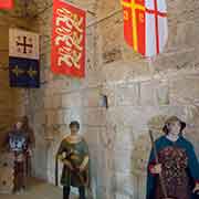 Uniforms and flags, Kyrenia Castle