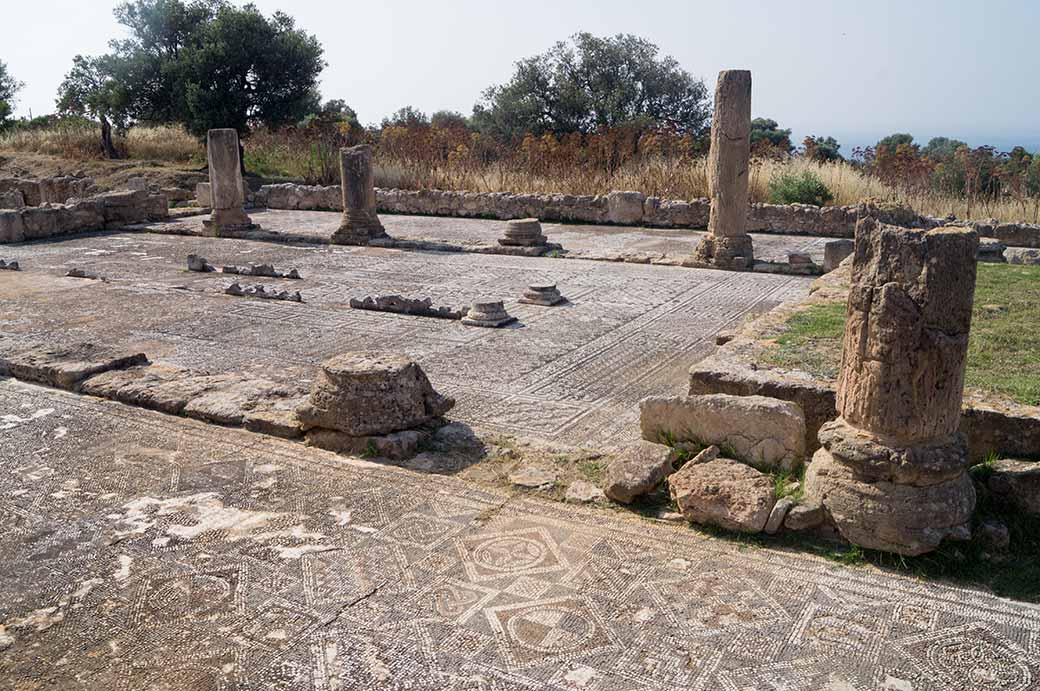 Mosaic floor, Basilica of Agia Triada