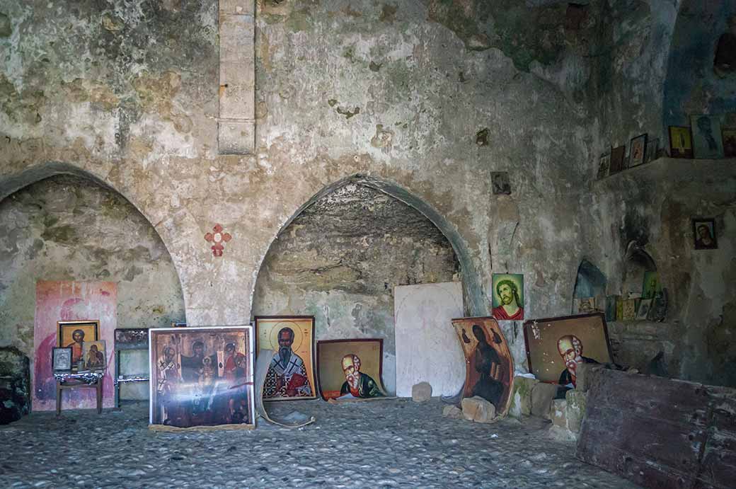 In the Chapel of Agios Thyrsos church