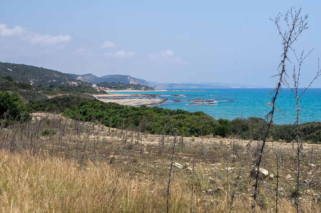 South coast of the Karpas Peninsula