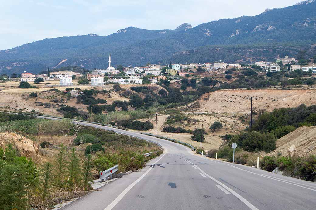 View to Kaplıca, Rauf Denktaş mosque