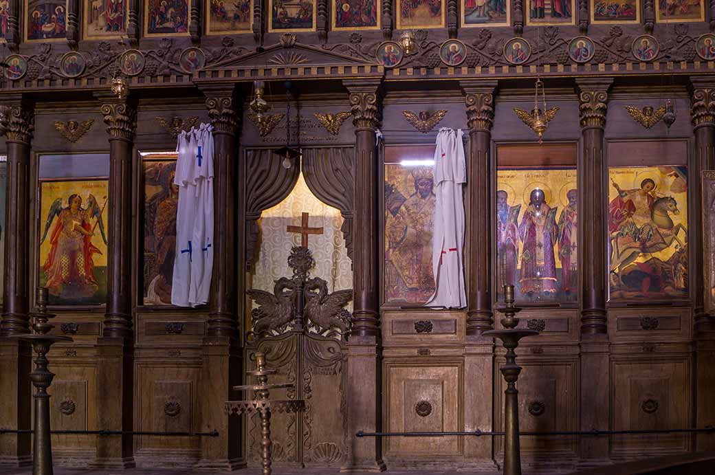 Iconostasis, Bellapais Abbey church