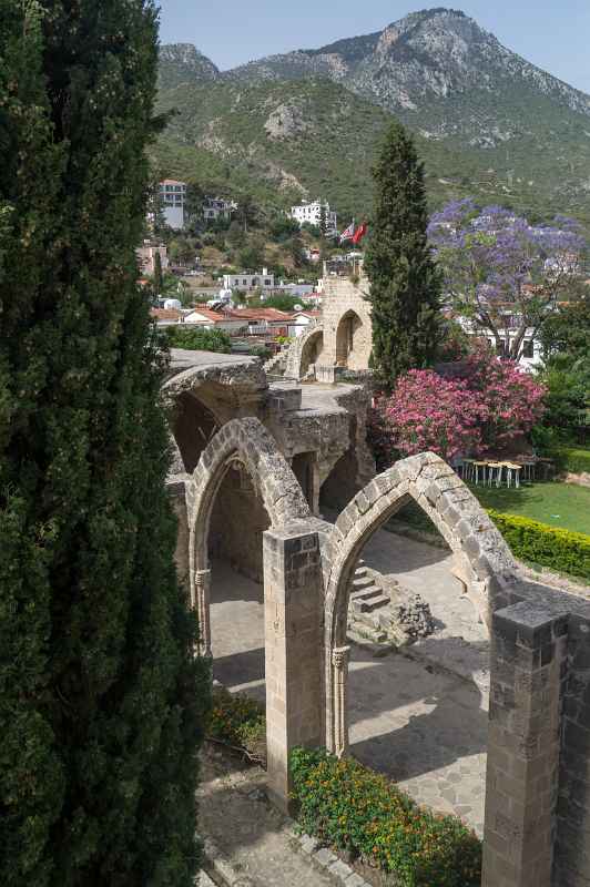 Bellapais Abbey cloister gardens