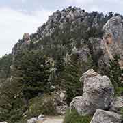 View up to Buffavento Castle