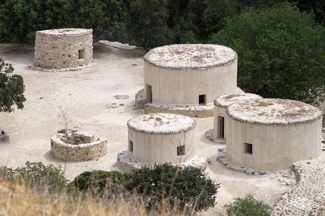 Reconstructed houses, Choirokoitia