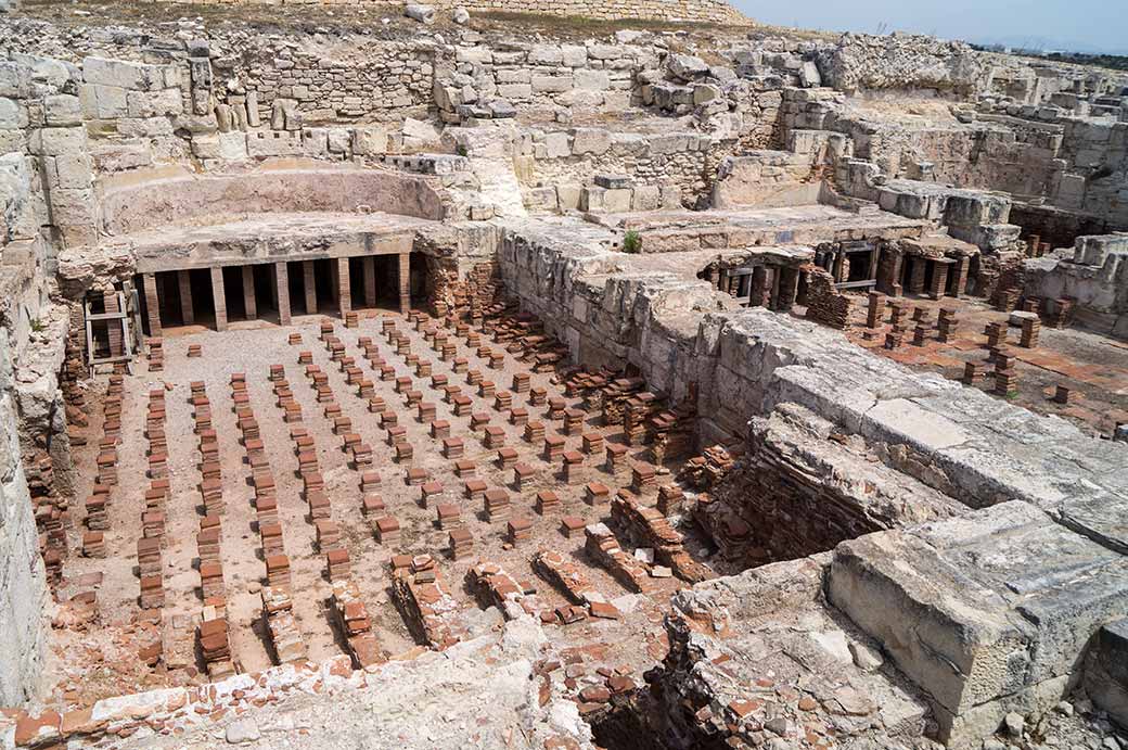 Heating system Roman Baths, Kourion