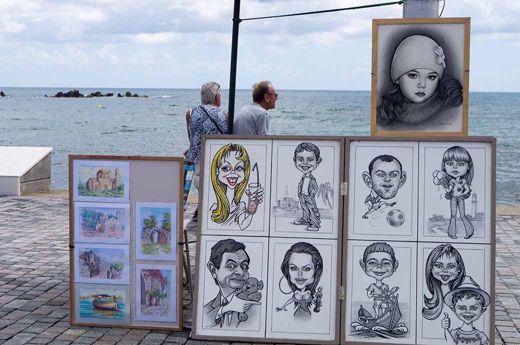 Display of a painter, Paphos