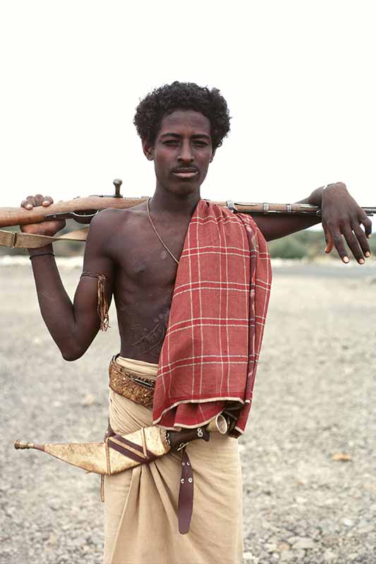 Afar man fully armed