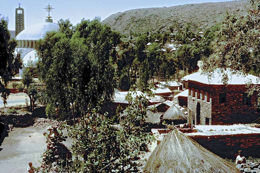 View to the new church