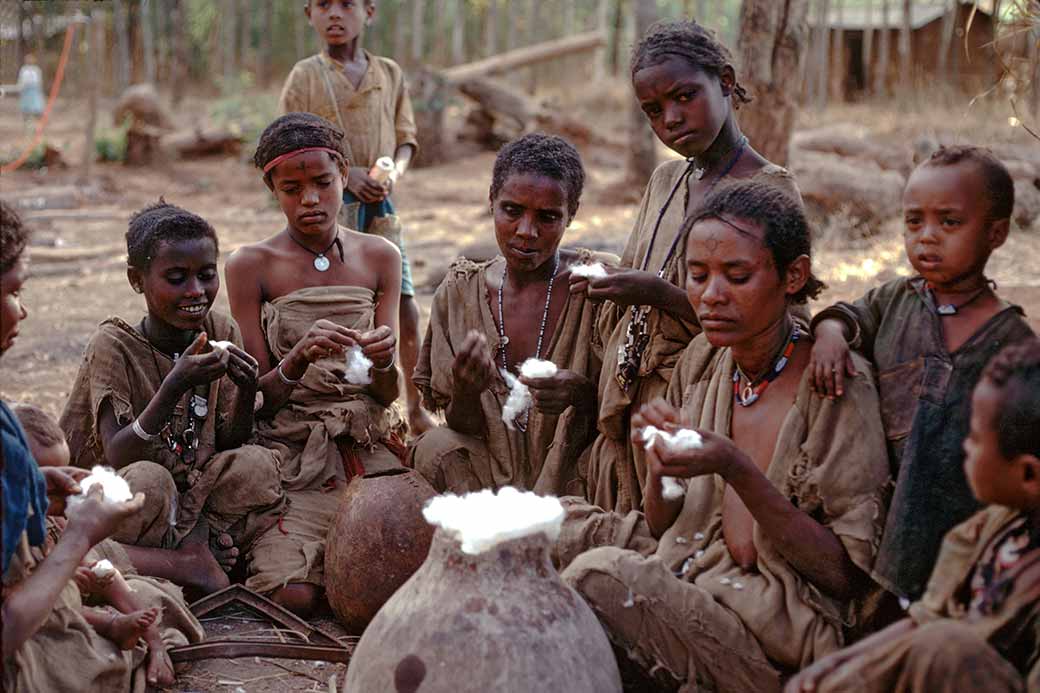 Cotton workers