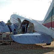 Loading the plane