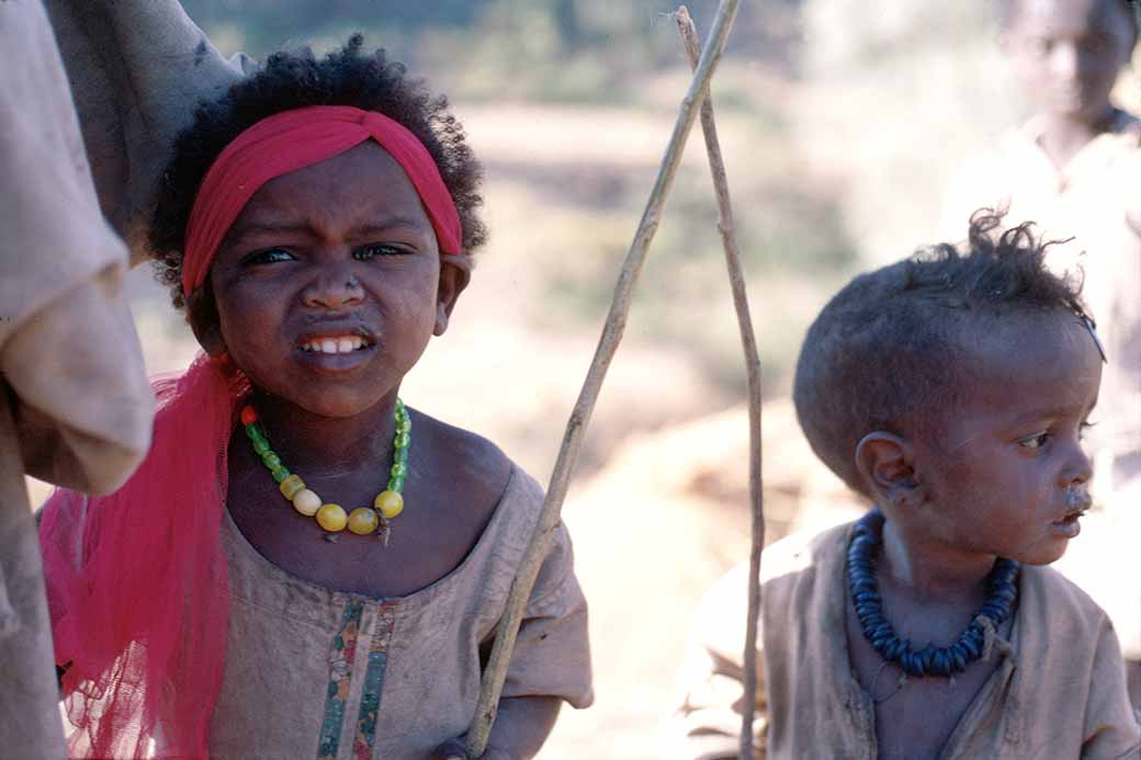 Children on a farm