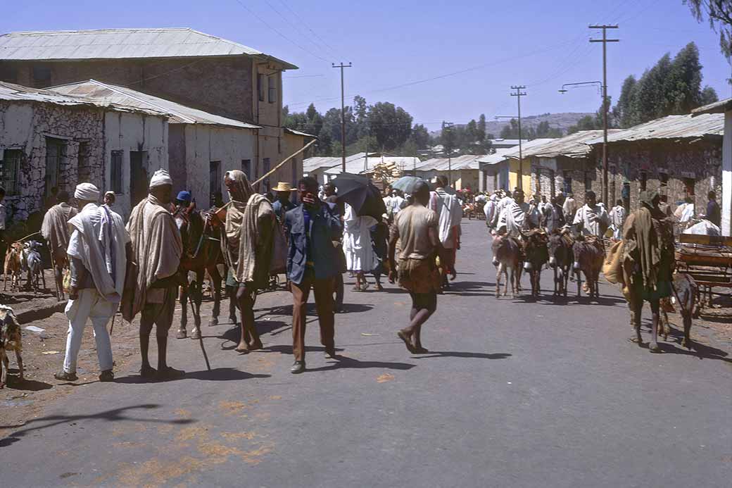 Near the market