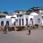 Market and mosque