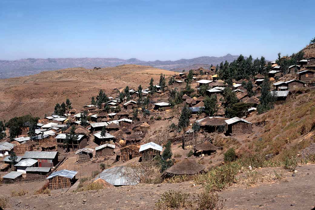 Hillside houses