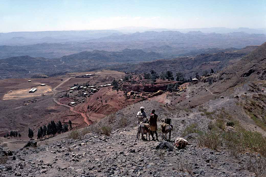 View of the hills