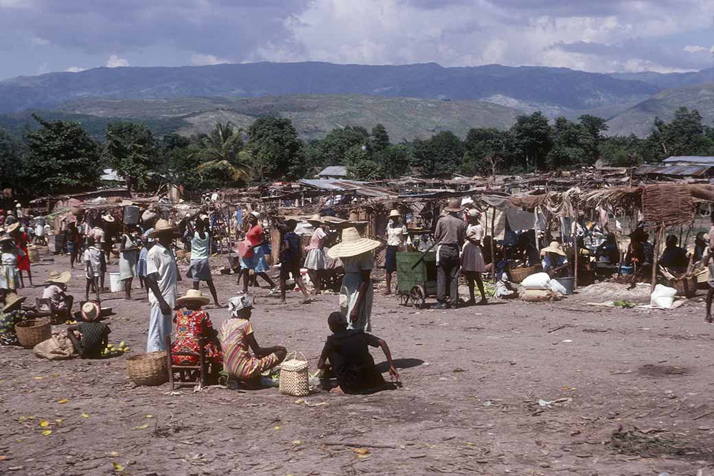 Market in Petite Rivière