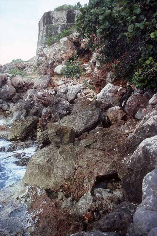 Cave and palace ruins