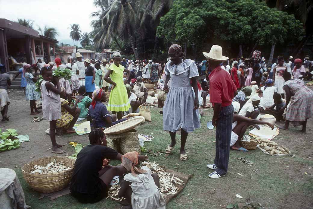 Market scene