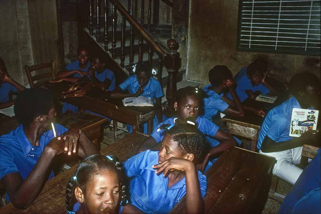 Students in classroom