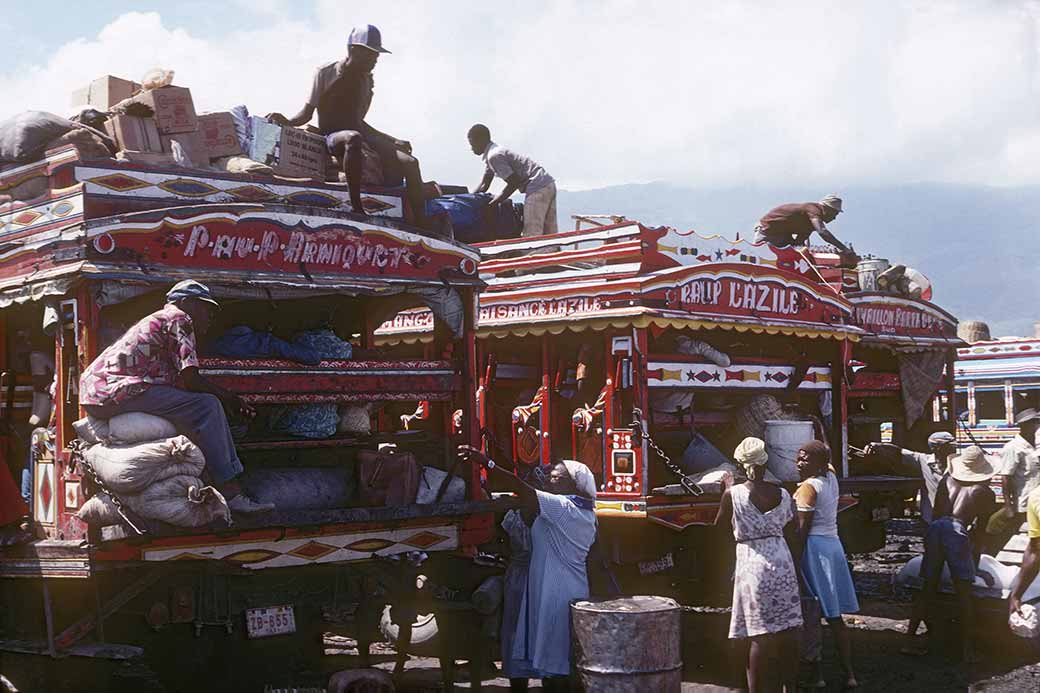 On the bus station