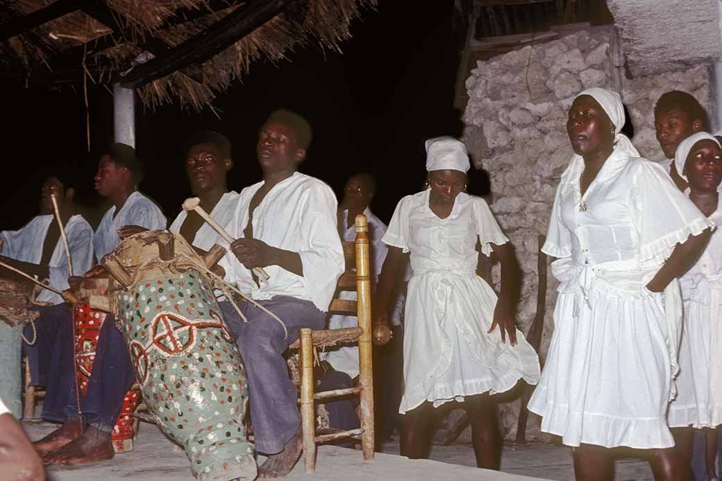 Drummers at ceremony