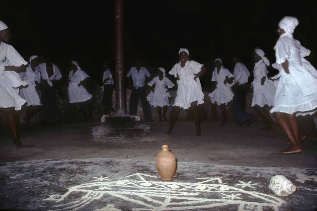 Flour painting