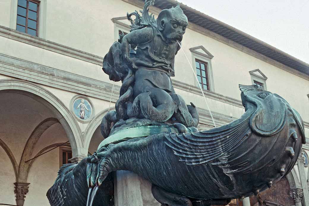 Bronze fountain