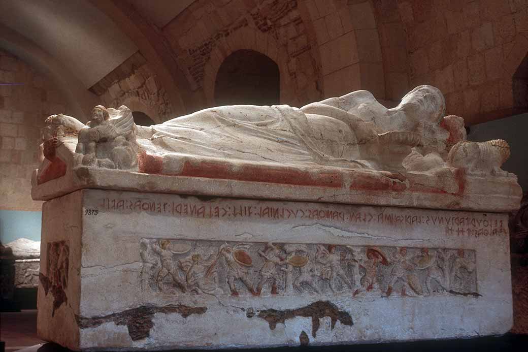 Etruscan sarcophagus