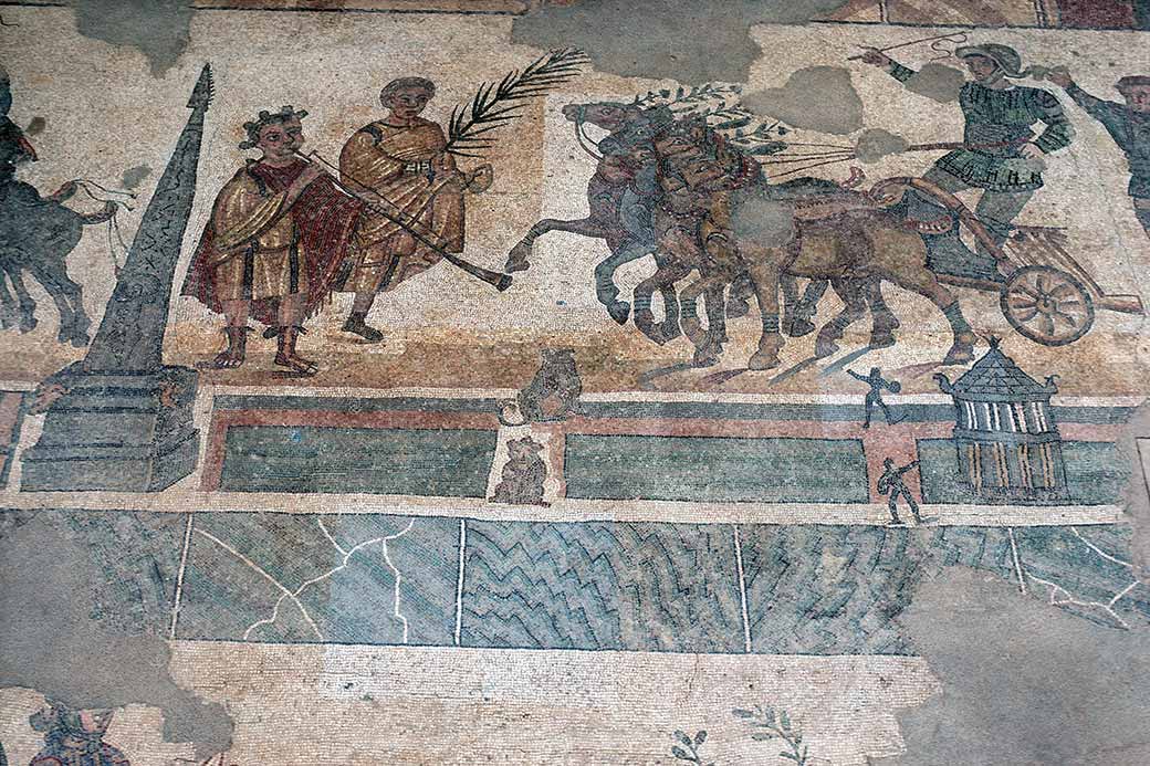 Roman floor mosaic