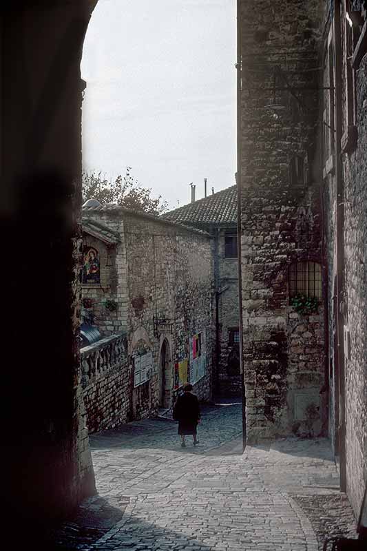 Cobbled street