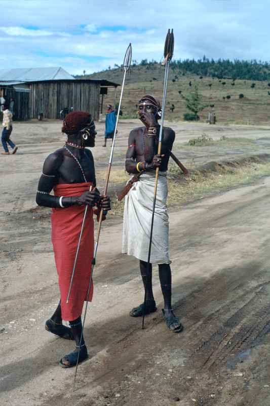 Young Samburu men