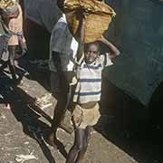 Boy selling food