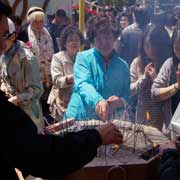 Burning incense