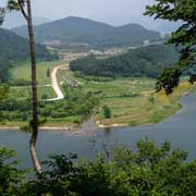 View across the river