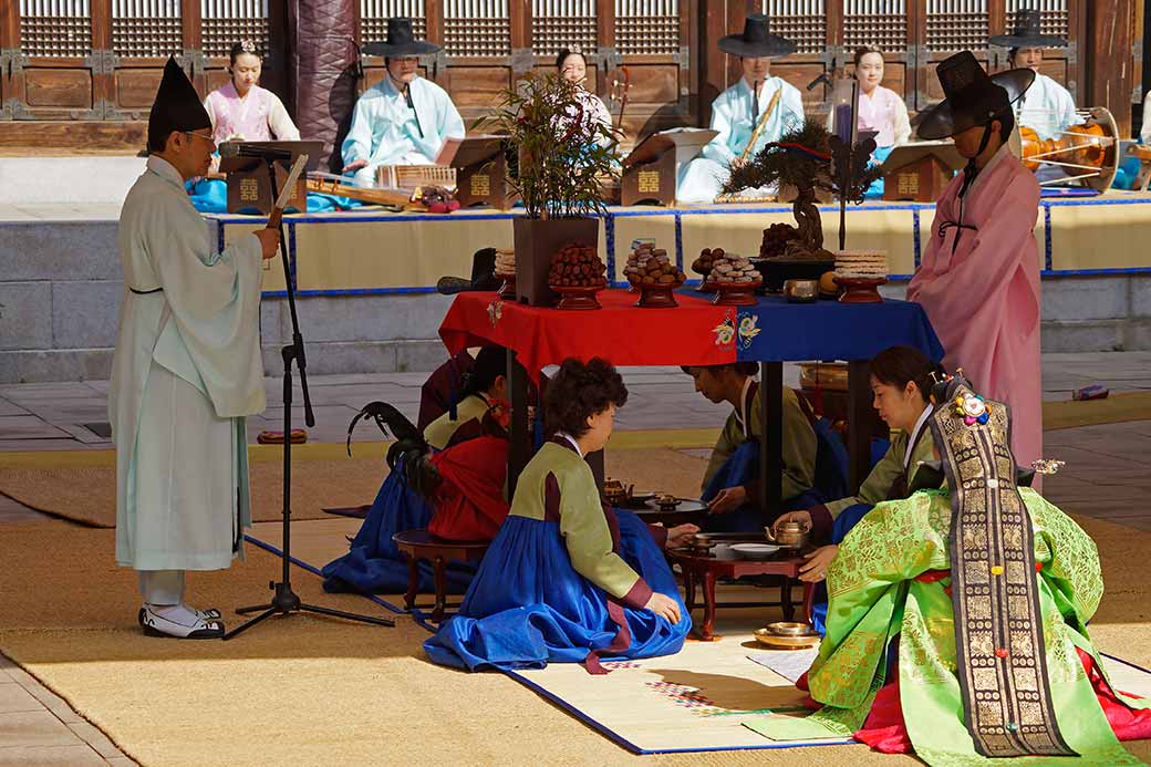 Korean wedding ceremony