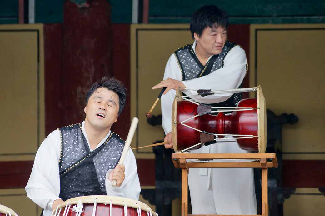 Traditional Korean drumming