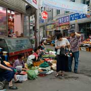 Selling vegetables