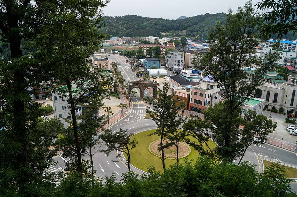 View to the Stone Arch