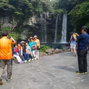 Tourists taking photos