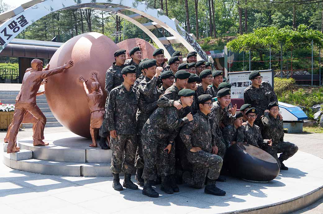 Reunification monument