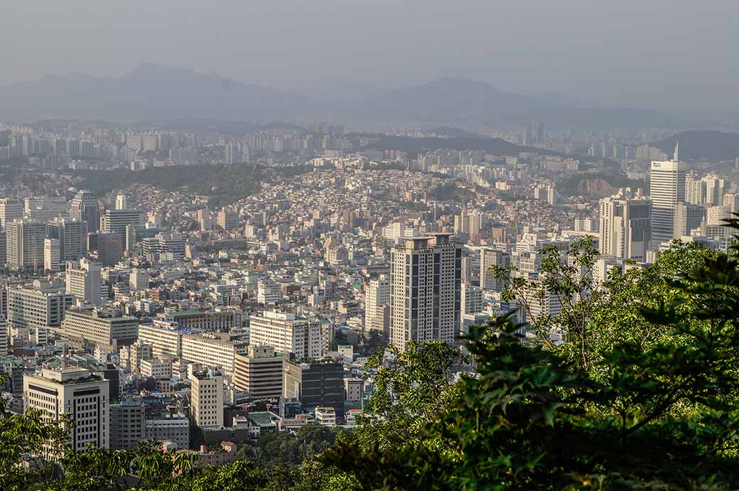 Vew from N Seoul Tower