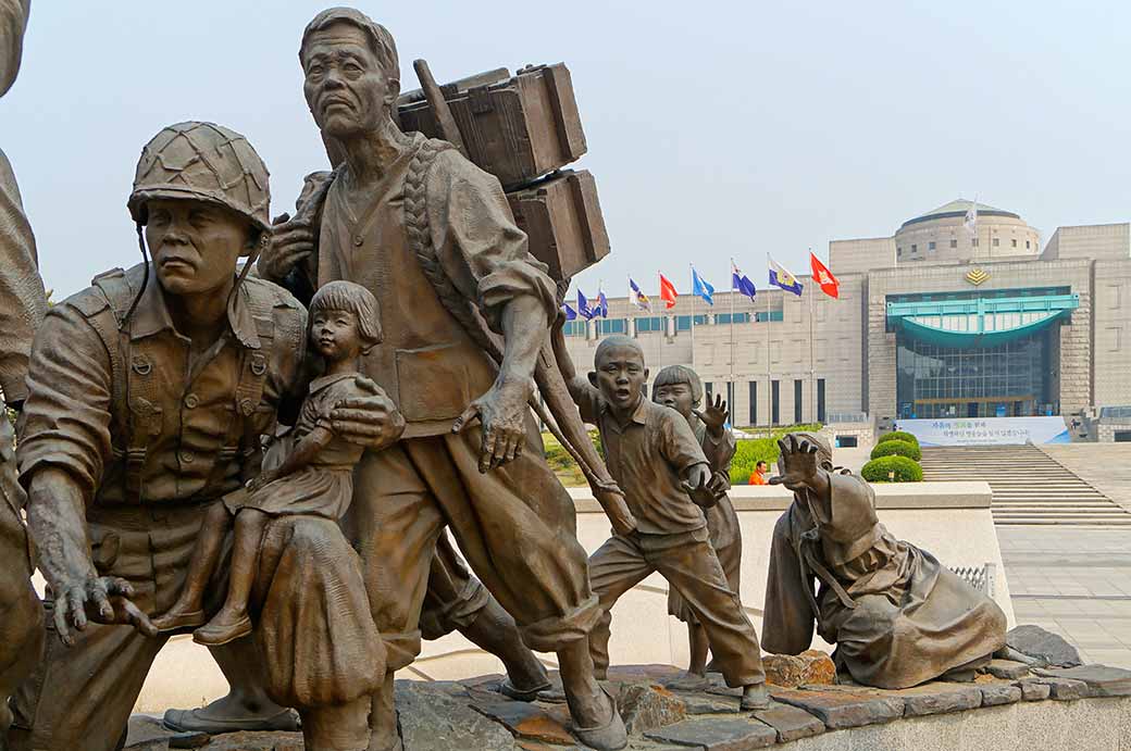 Soldiers sculpture