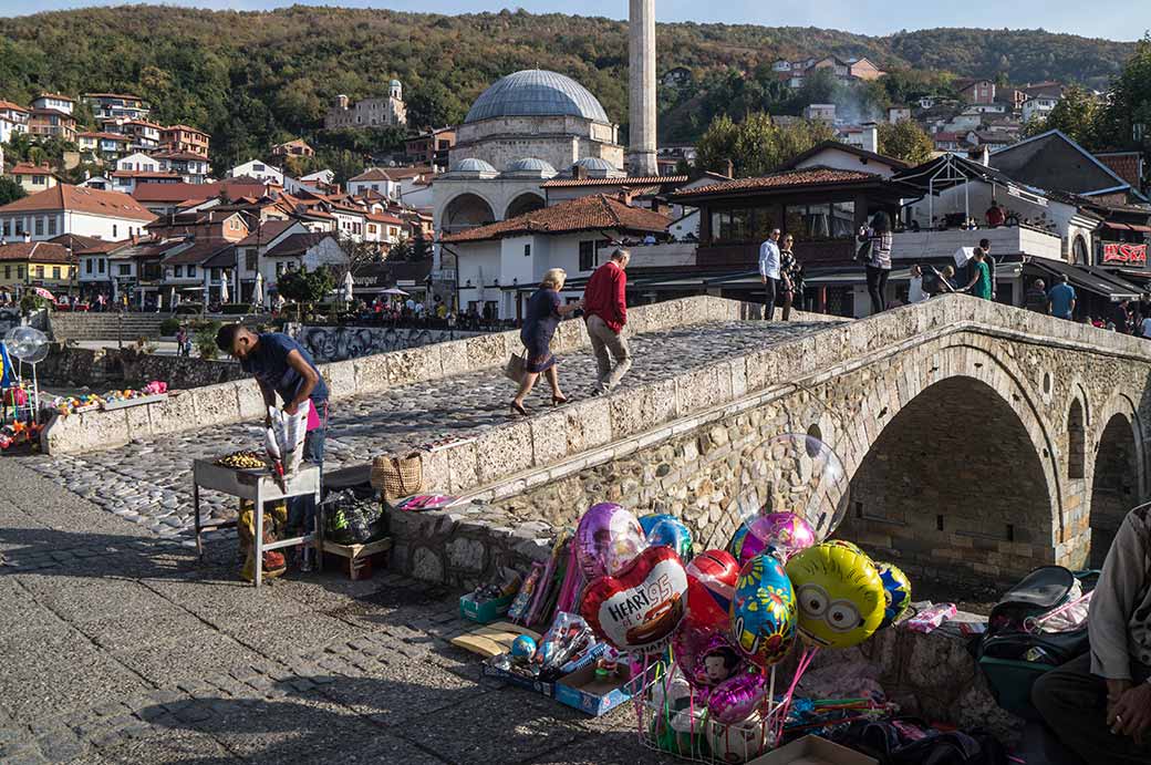 Stone bridge, mosque