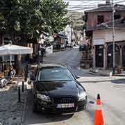 View into side street