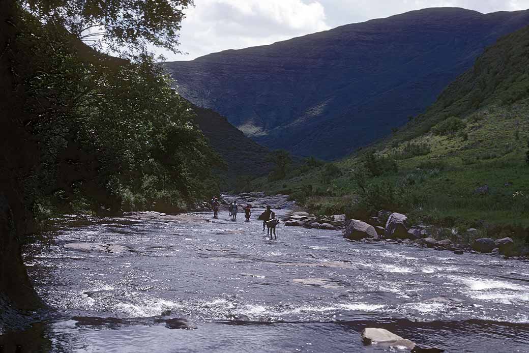 The Makhaleng river